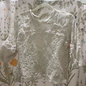 Off-white Loft lace top